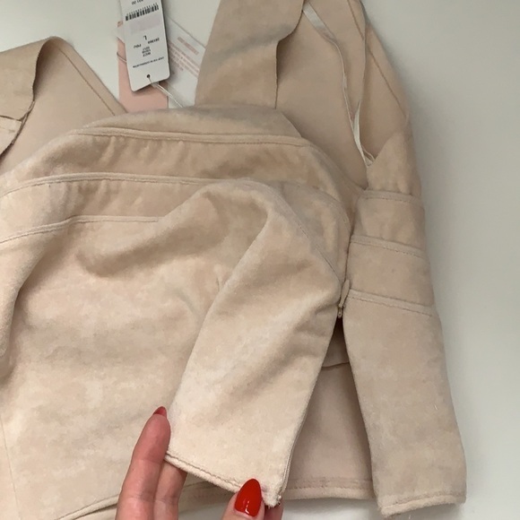 Bebe New Friends Colony Suede Set Skirt & Crop Top - Picture 8 of 15